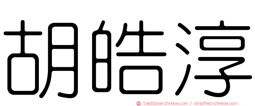 胡皓淳