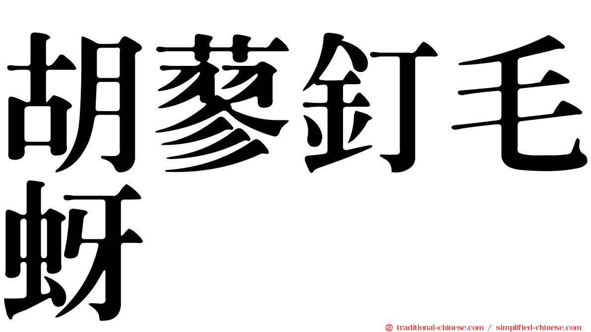胡蓼釘毛蚜