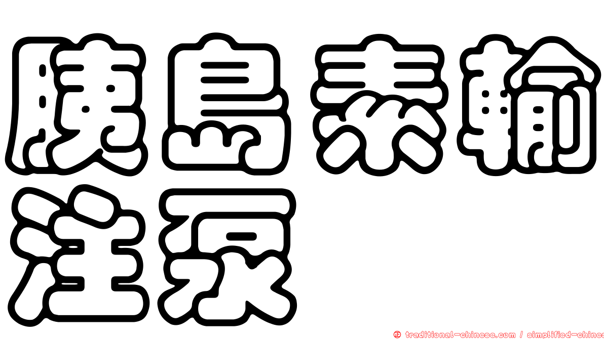 胰島素輸注泵