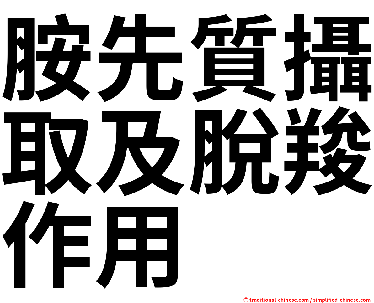 胺先質攝取及脫羧作用