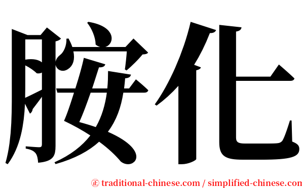 胺化 serif font