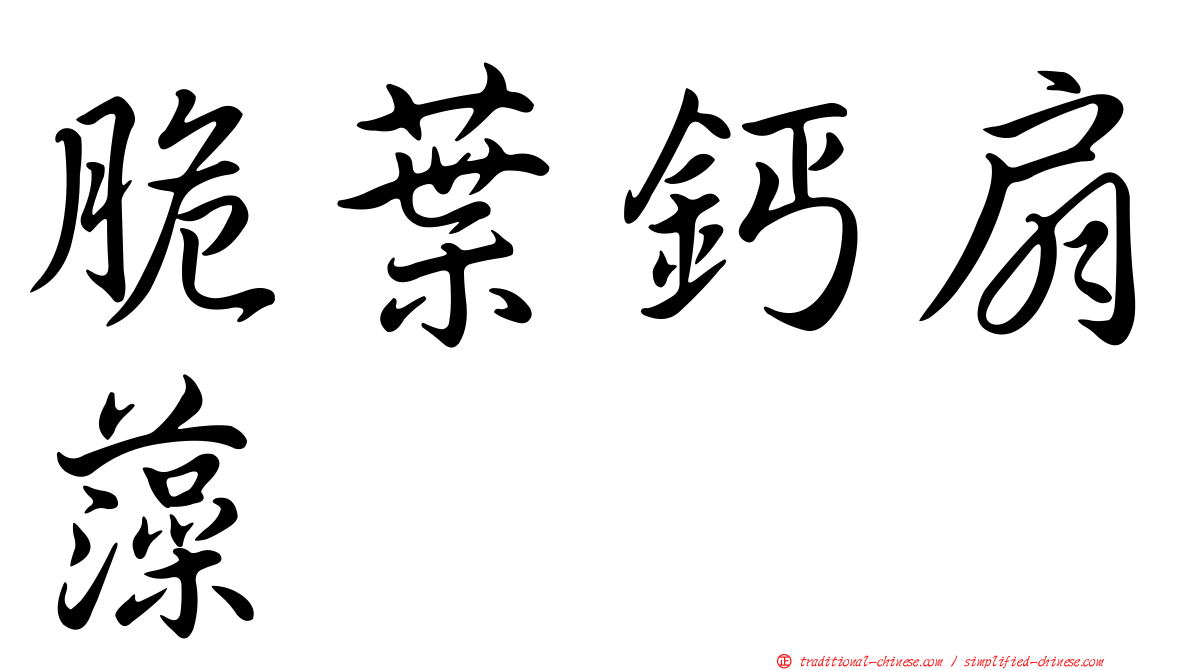 脆葉鈣扇藻