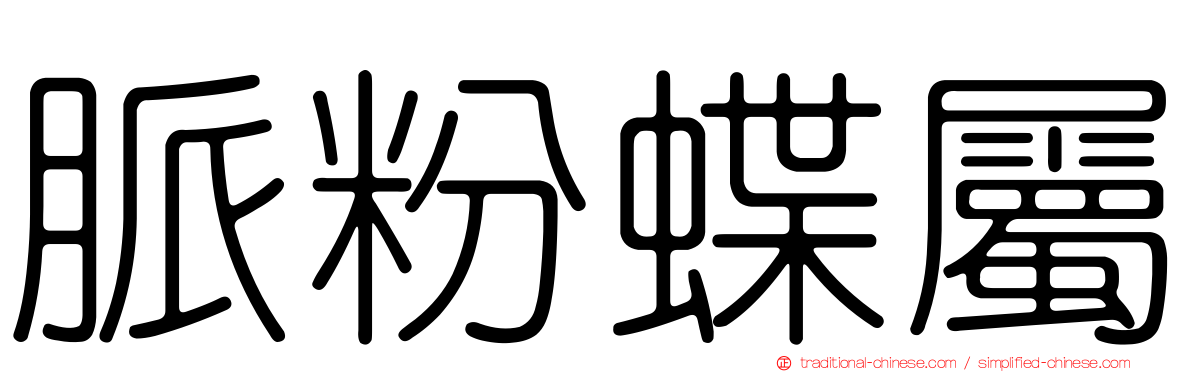 脈粉蝶屬