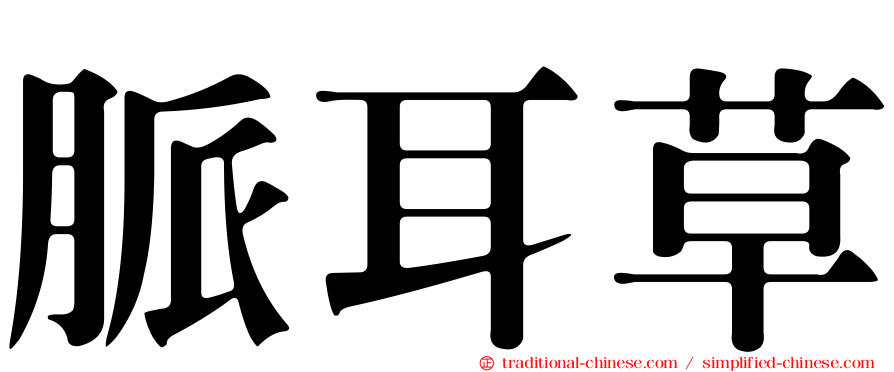 脈耳草