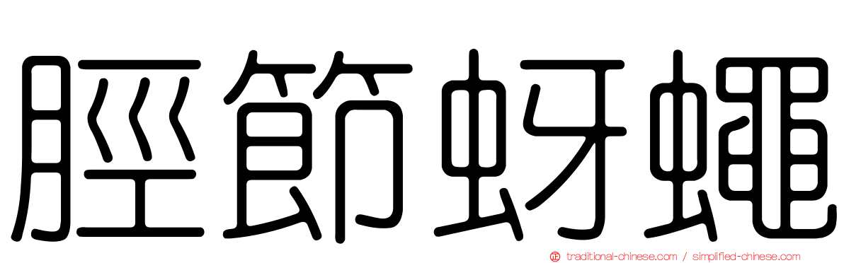 脛節蚜蠅