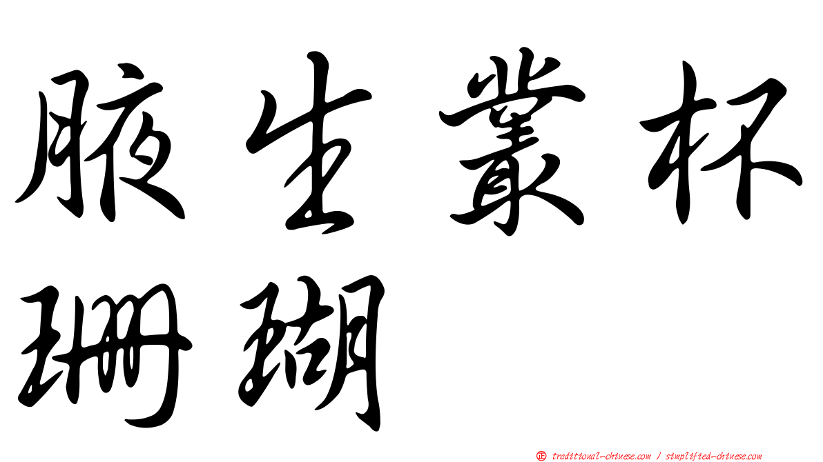 腋生叢杯珊瑚