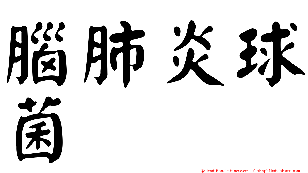 腦肺炎球菌