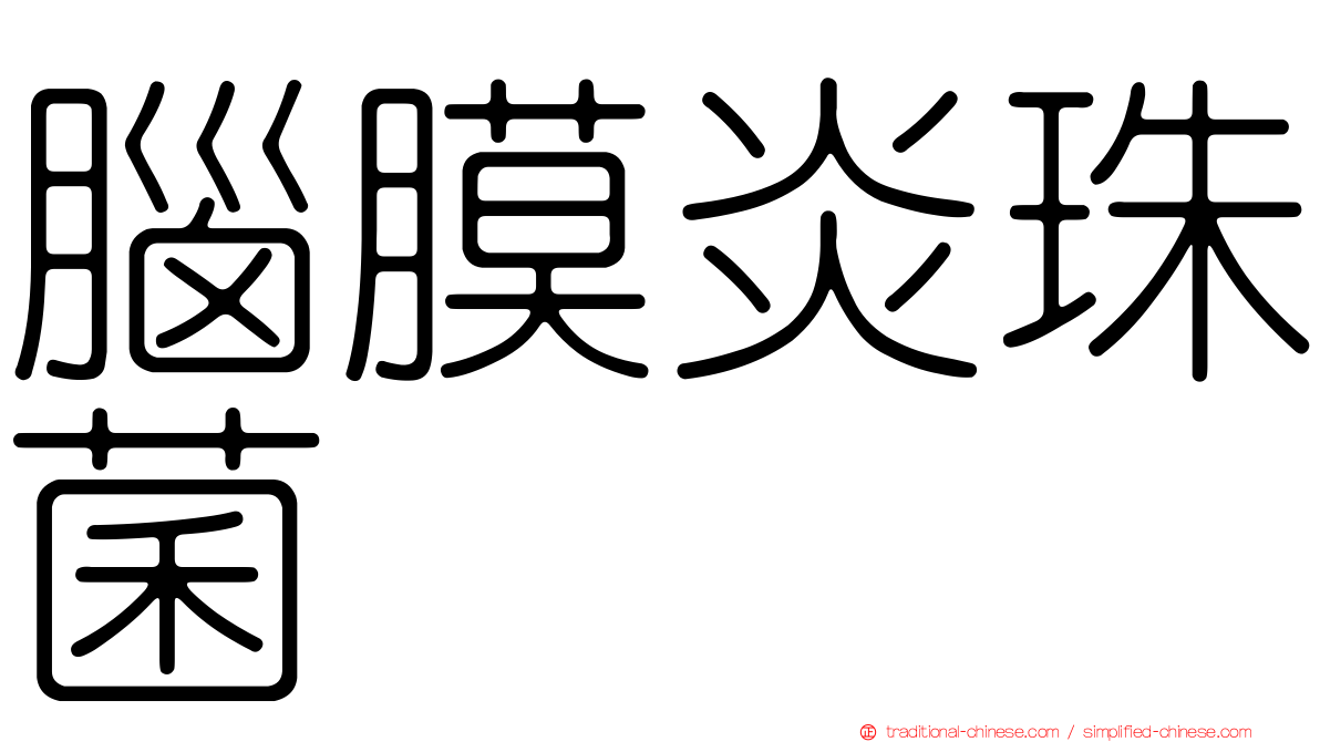 腦膜炎珠菌