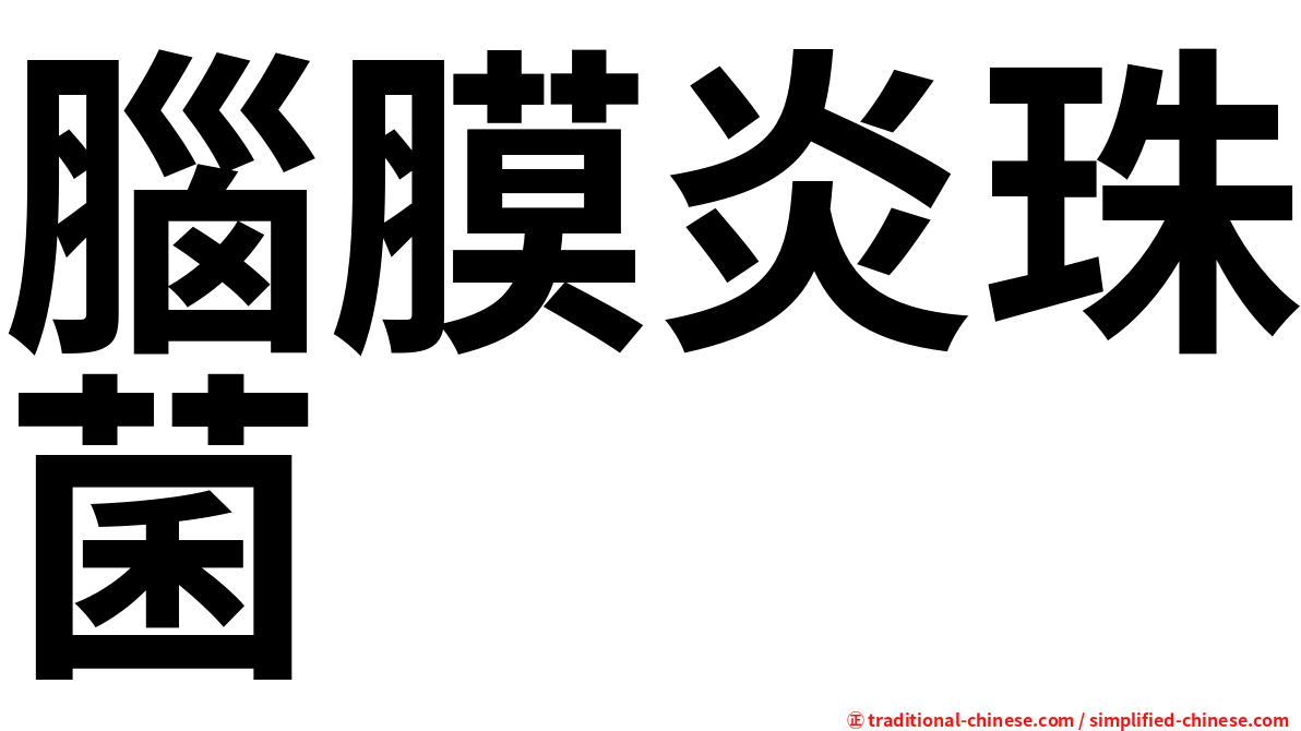 腦膜炎珠菌