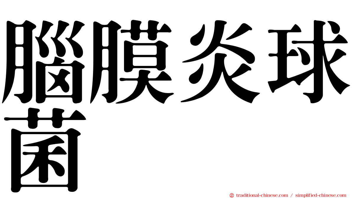 腦膜炎球菌