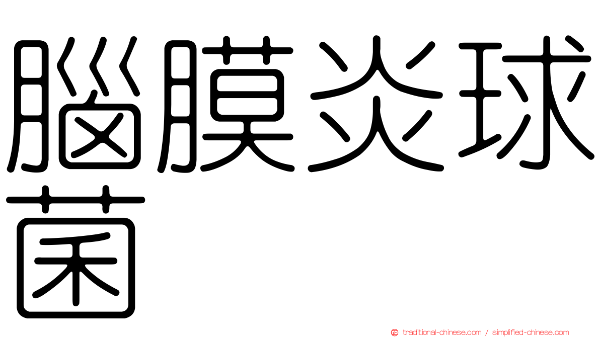腦膜炎球菌