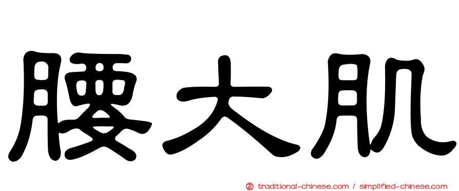 腰大肌