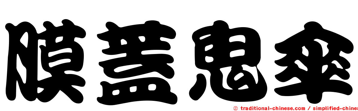 膜蓋鬼傘