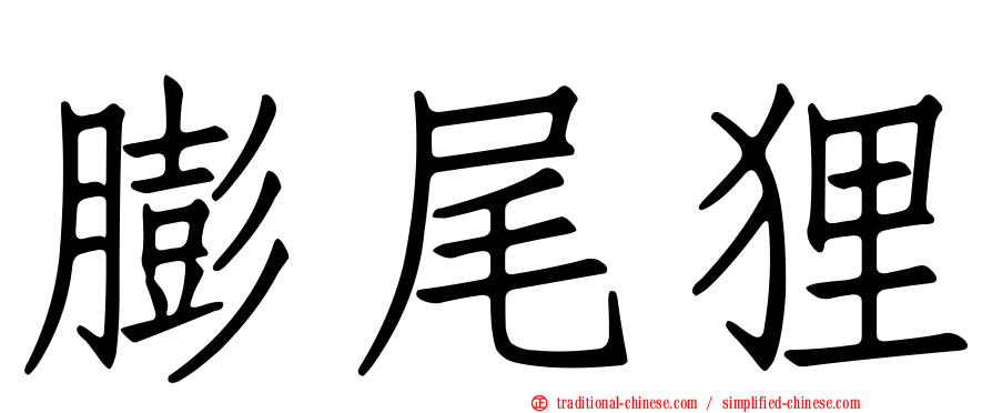 膨尾狸