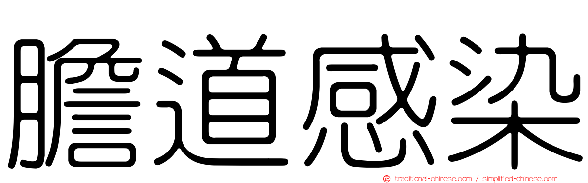 膽道感染