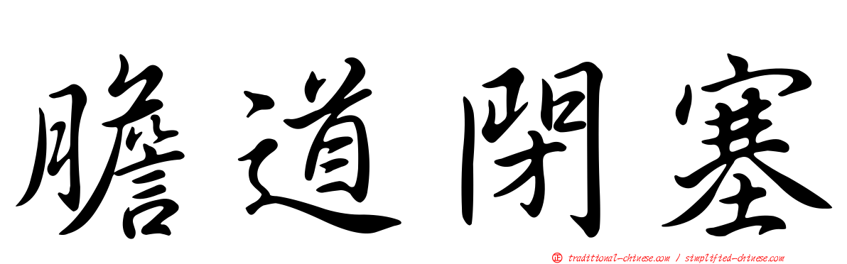 膽道閉塞