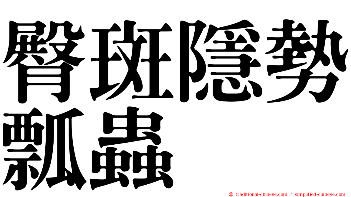 臀斑隱勢瓢蟲