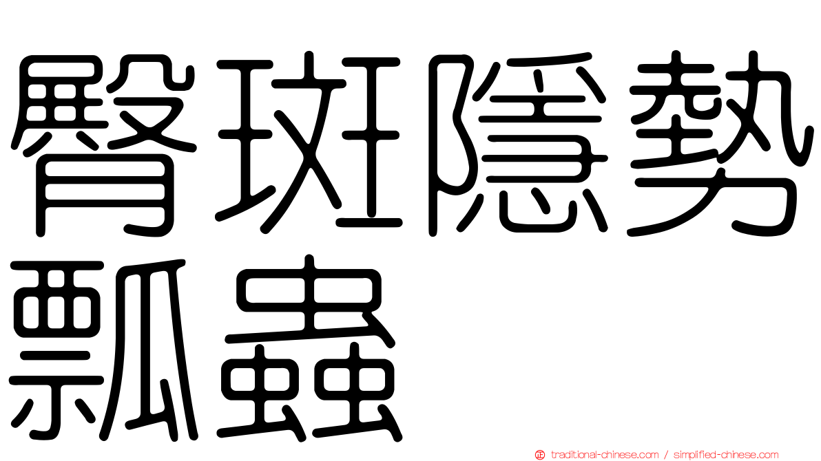 臀斑隱勢瓢蟲