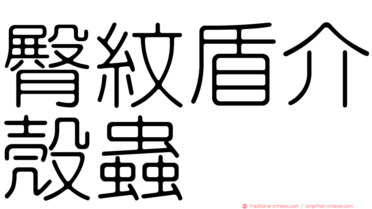 臀紋盾介殼蟲