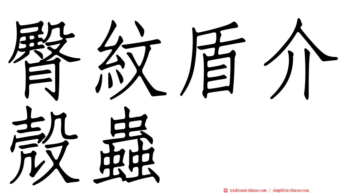 臀紋盾介殼蟲