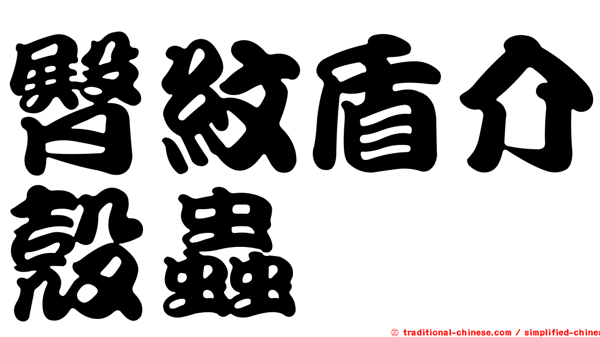 臀紋盾介殼蟲