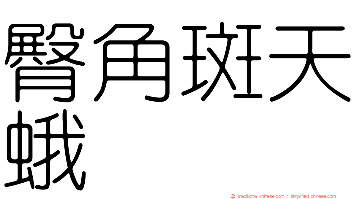 臀角斑天蛾