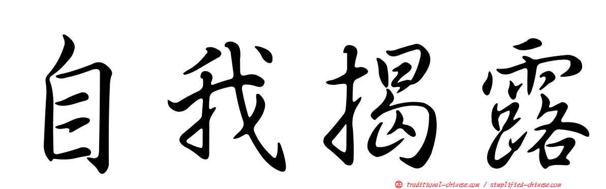 自我揭露