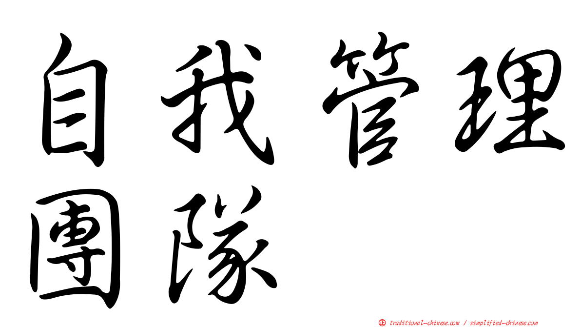 自我管理團隊