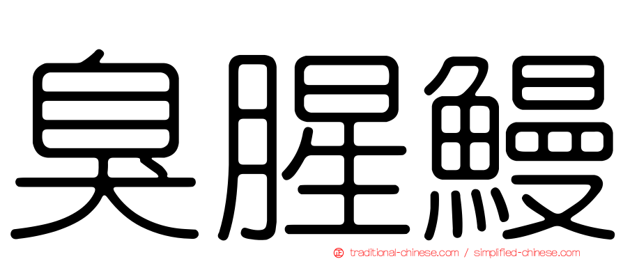 臭腥鰻