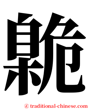 臲 serif font