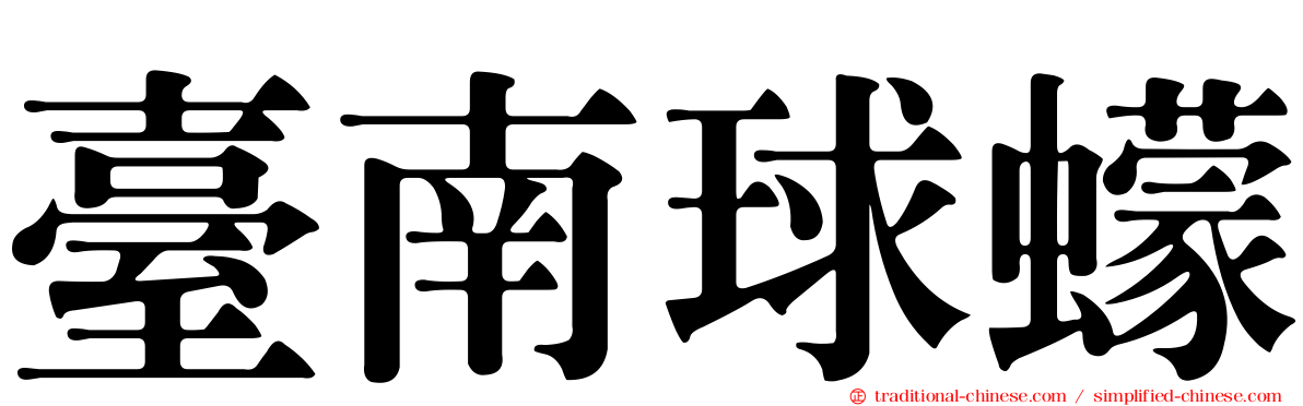臺南球蠓