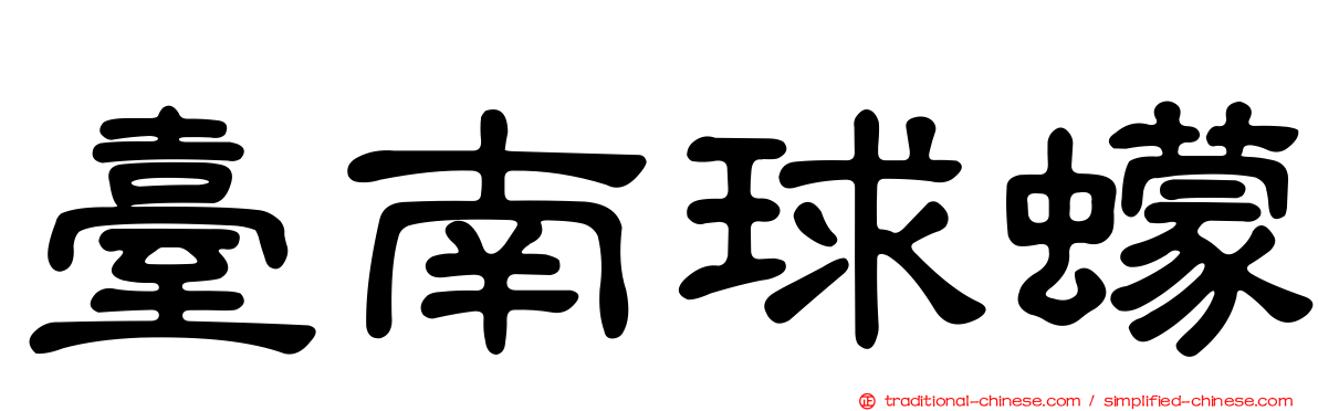 臺南球蠓