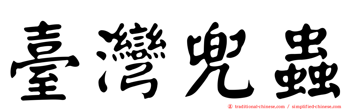臺灣兜蟲