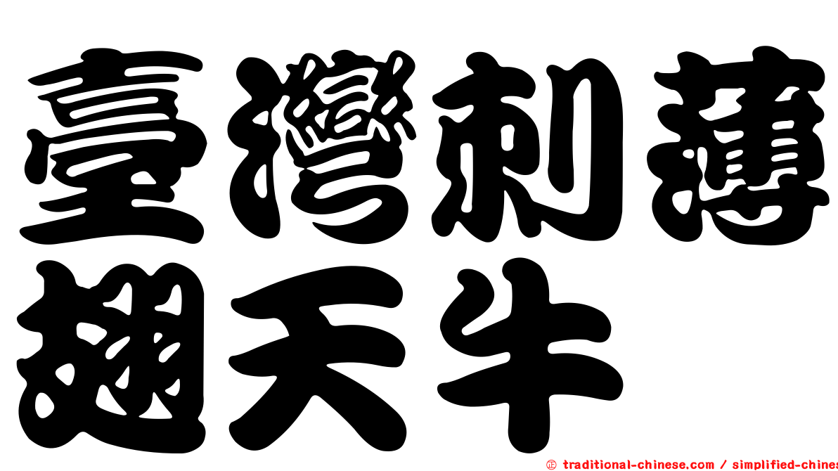 臺灣刺薄翅天牛