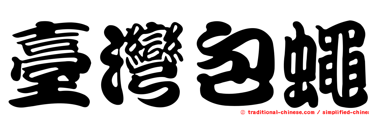 臺灣包蠅