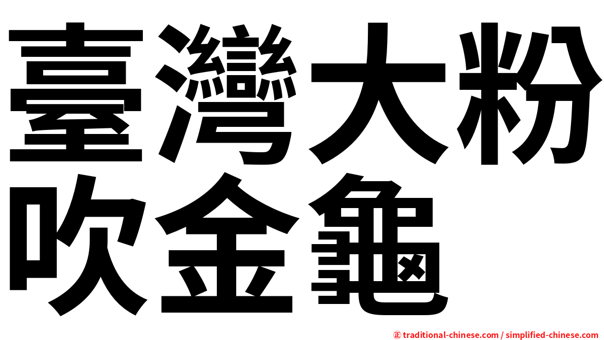 臺灣大粉吹金龜