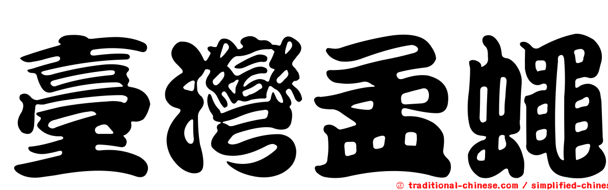 臺灣孟蠅