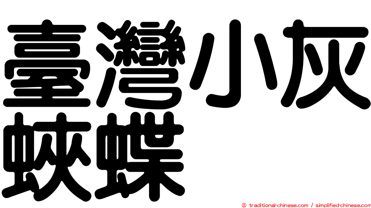 臺灣小灰蛺蝶