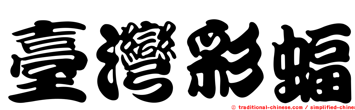 臺灣彩蝠