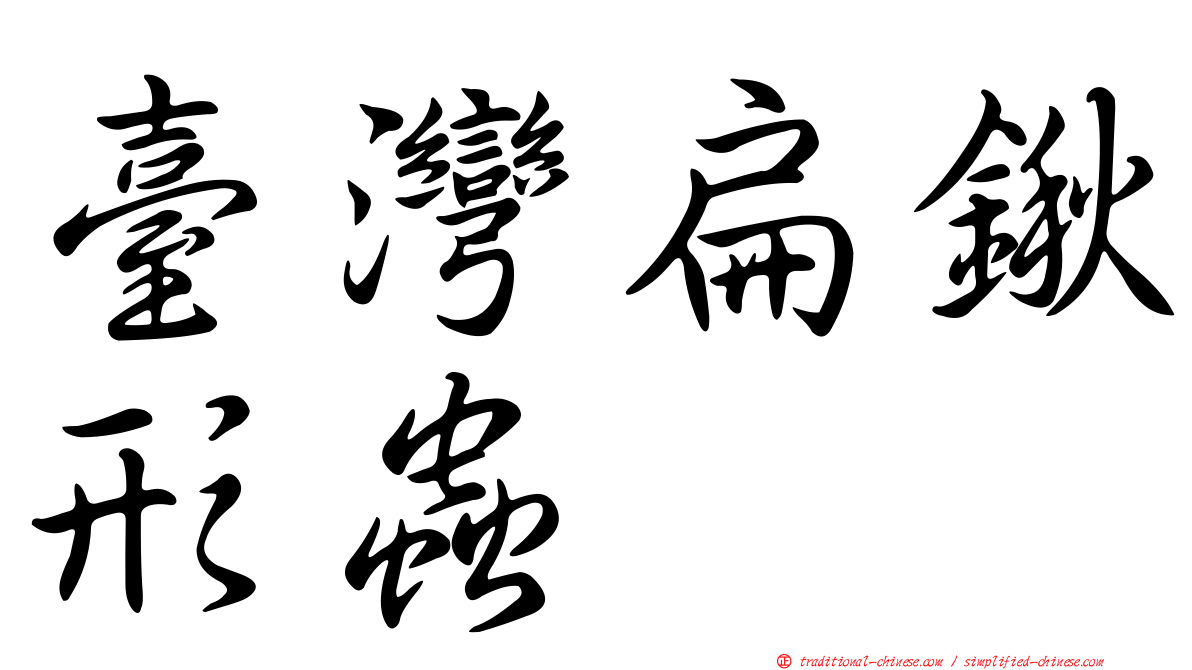 臺灣扁鍬形蟲