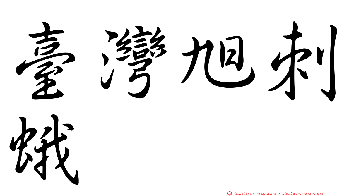 臺灣旭刺蛾