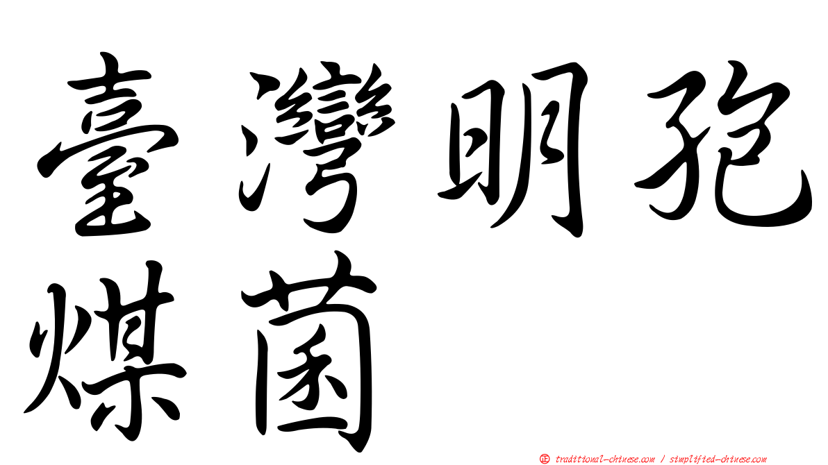 臺灣明孢煤菌