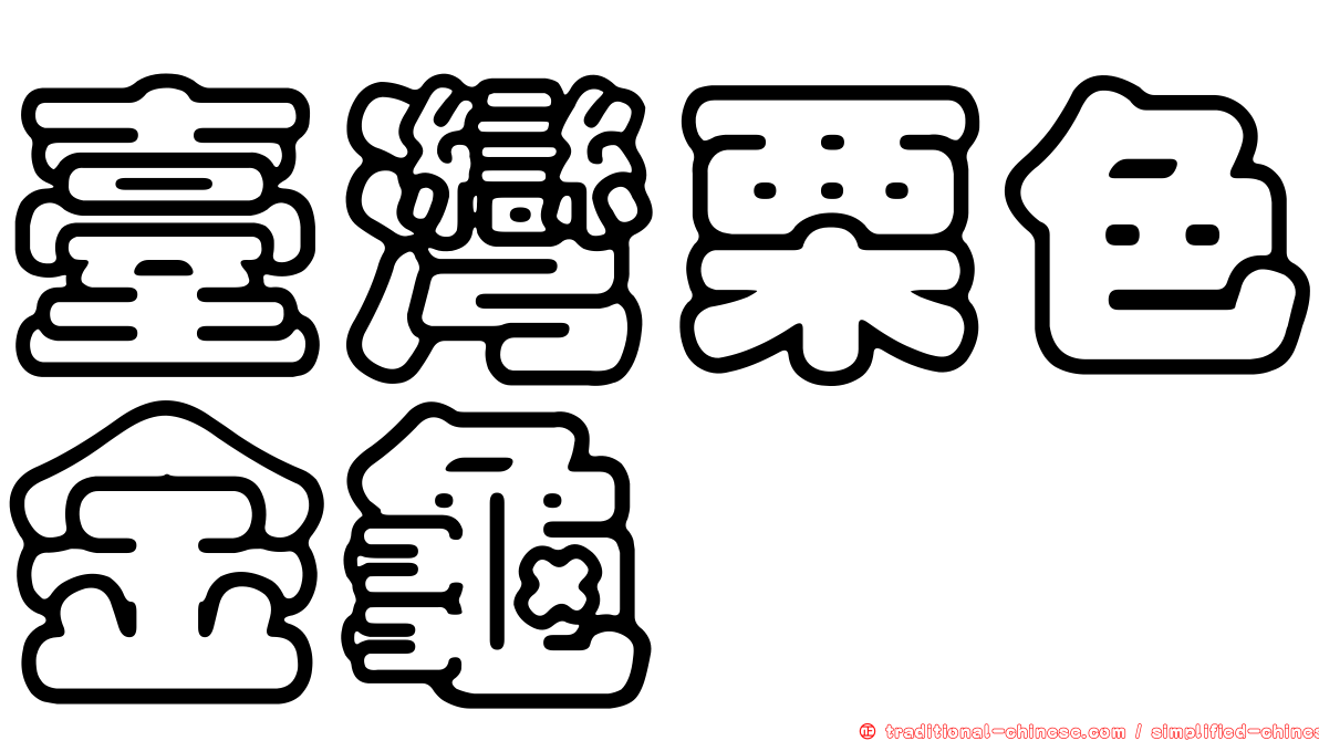 臺灣栗色金龜