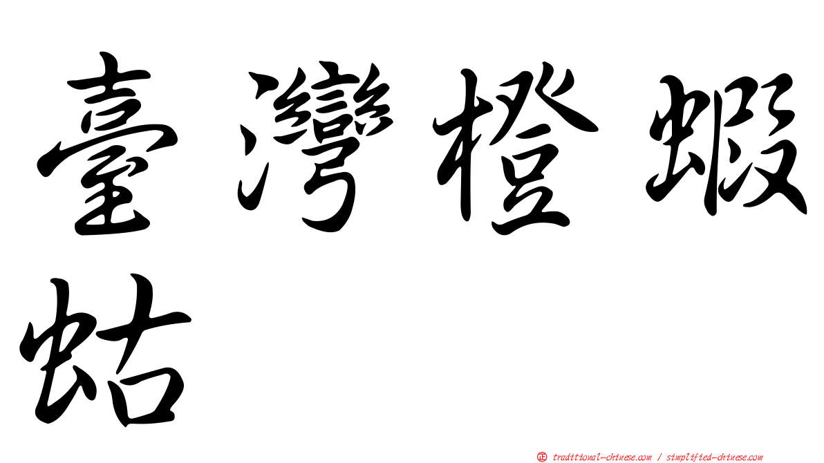 臺灣橙蝦蛄