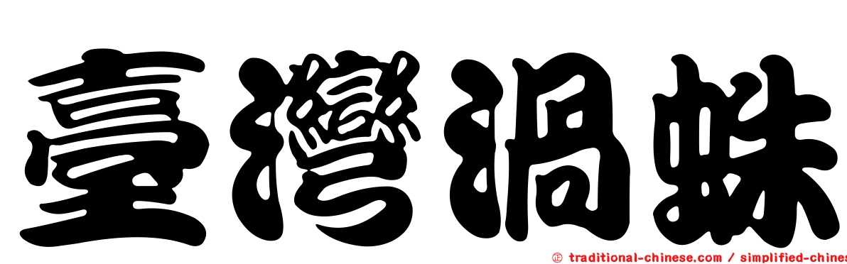 臺灣渦蛛