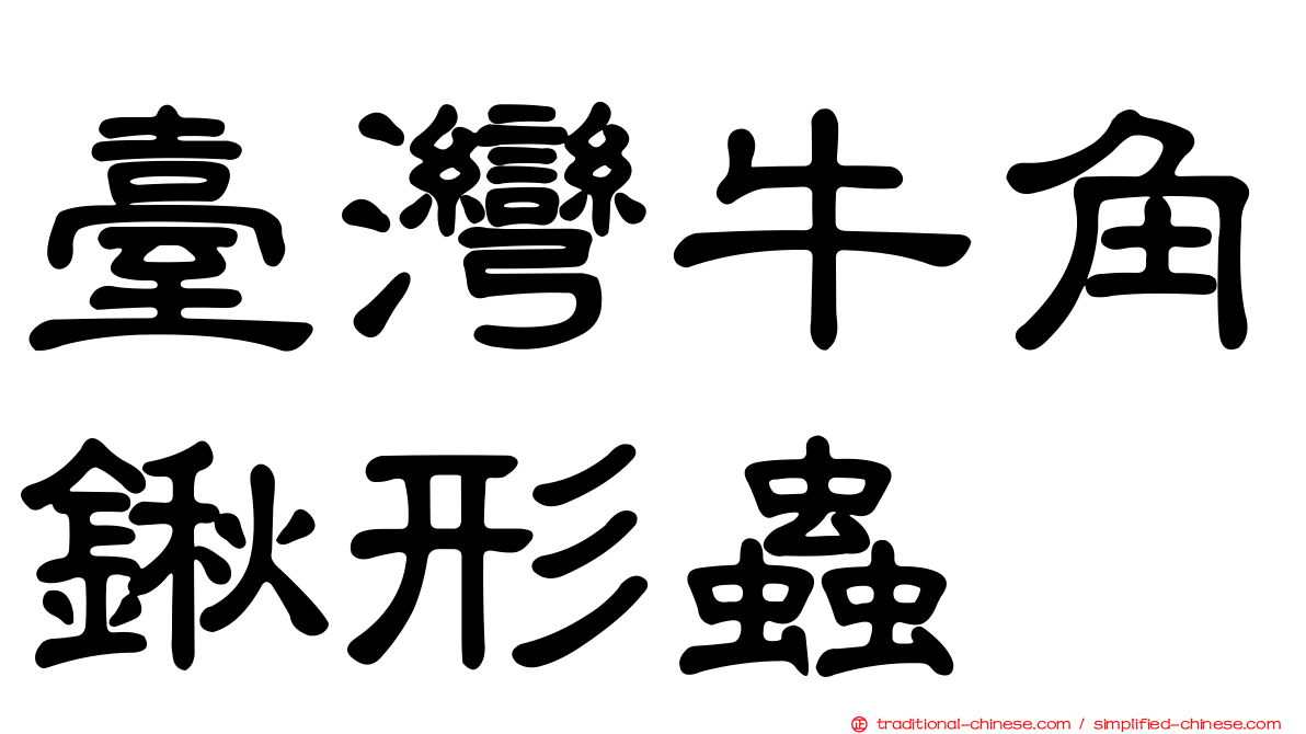 臺灣牛角鍬形蟲