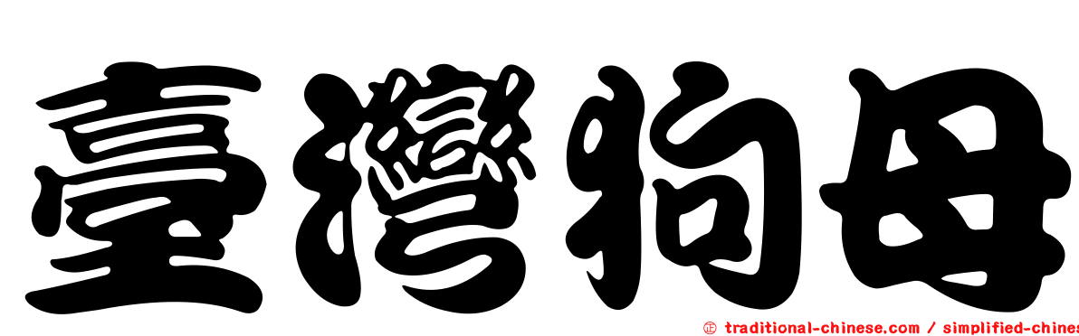 臺灣狗母