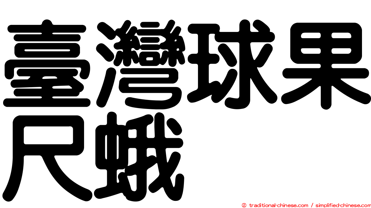 臺灣球果尺蛾