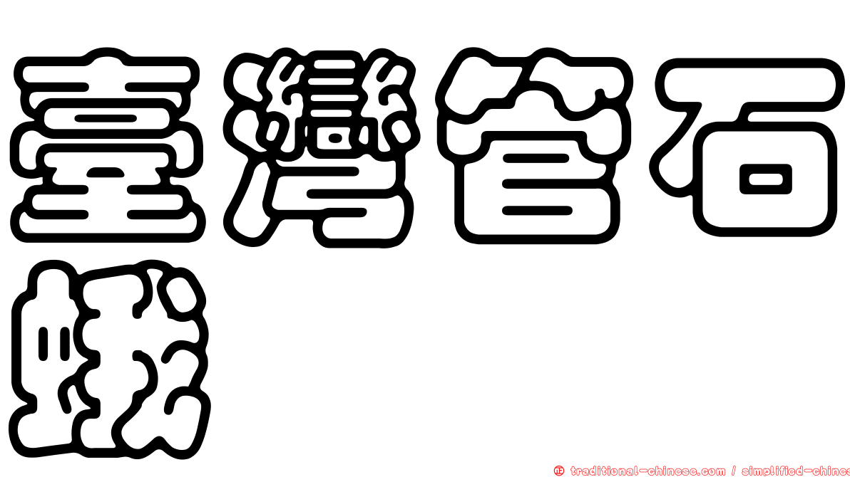 臺灣管石蛾