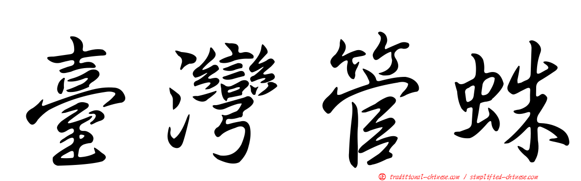 臺灣管蛛